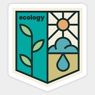 Ecology Earth Day Sticker